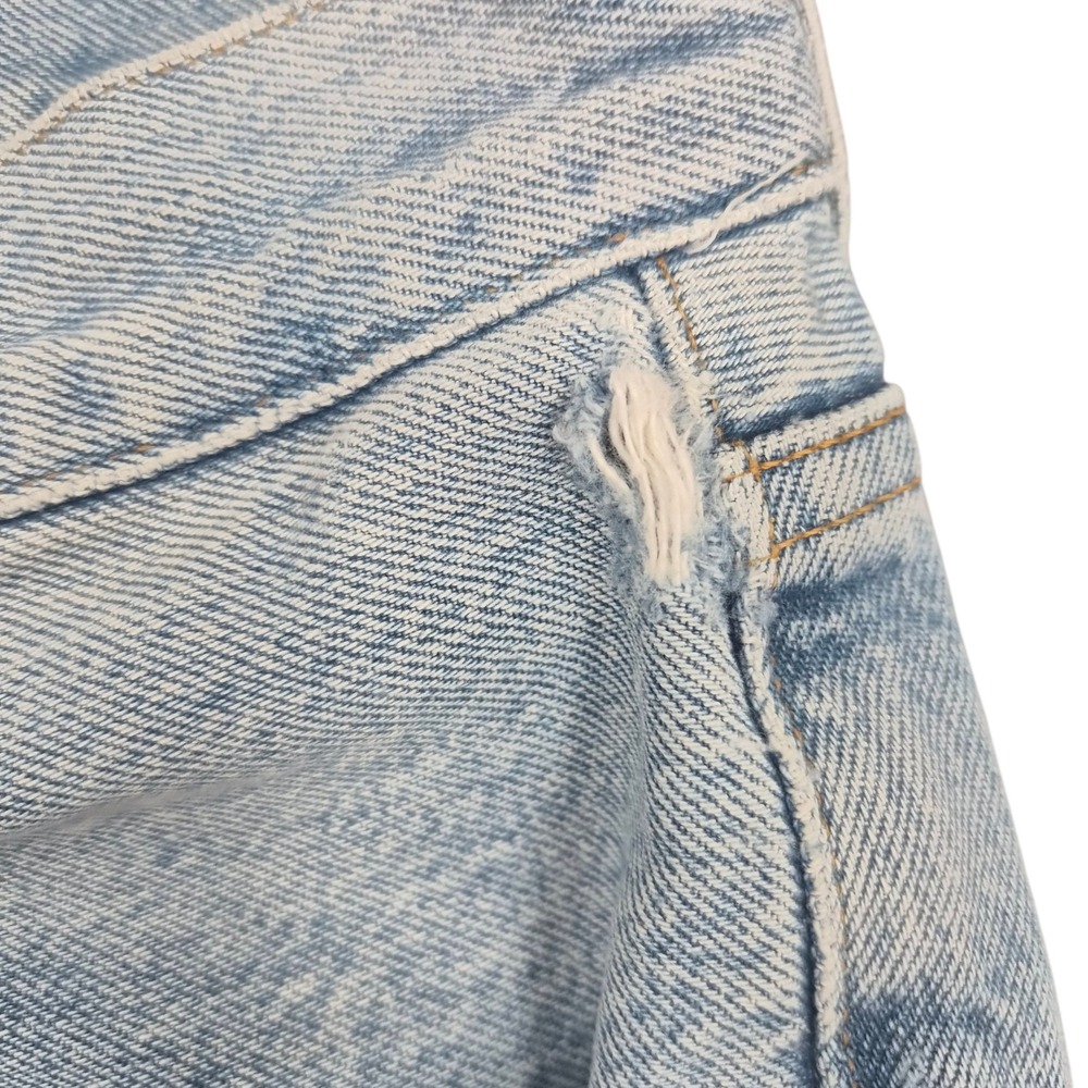 AGOLDE Ripley High Rise Straight Leg Jeans Light Wash Blue Size 27 A141-1141 - Picture 5 of 12